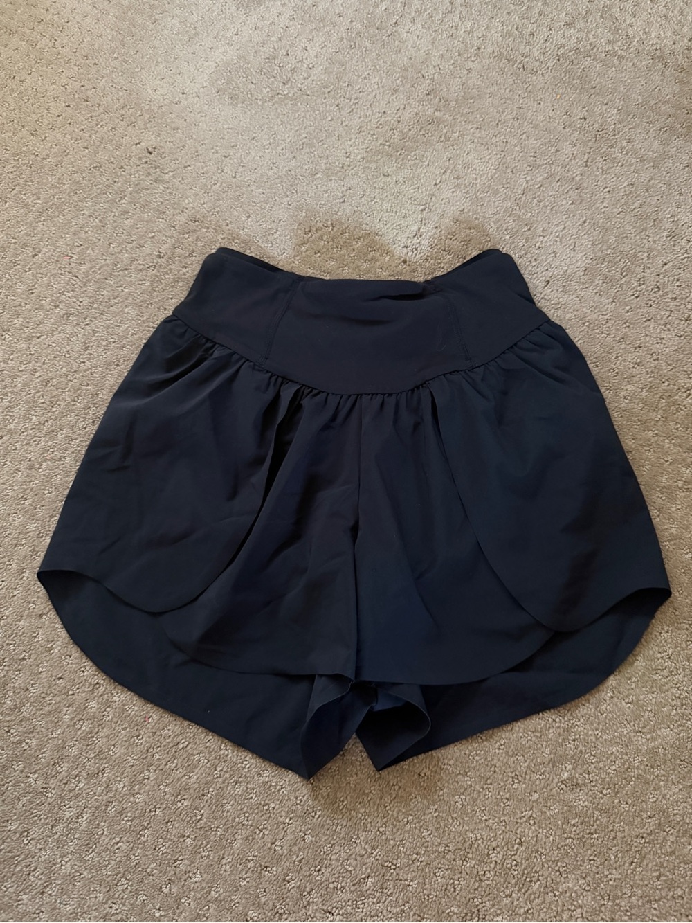 lululemon athletica Navy Layered Running Shorts